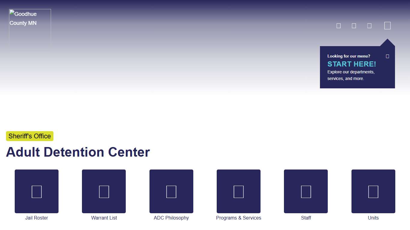 Adult Detention Center - Sheriff - Goodhue County, Minnesota